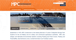 Desktop Screenshot of mpccontainment.com